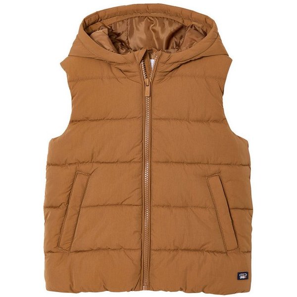 vertbaudet Steppjacke Steppweste mit Kapuze Jungen, Übergangszeit