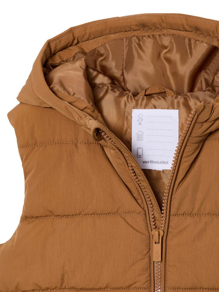 vertbaudet Steppjacke Steppweste mit Kapuze Jungen, Übergangszeit – Bild 3 von 4