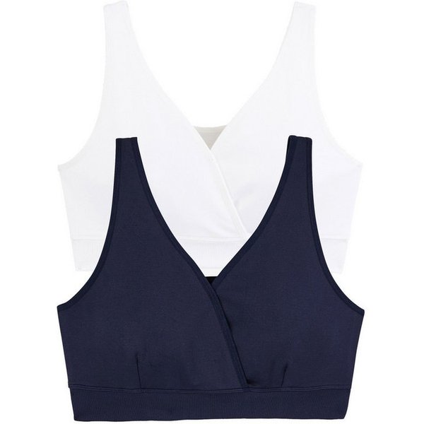 vertbaudet Still-BH Nahtlose Still-BHs, Mikrofaser 2er-Pack