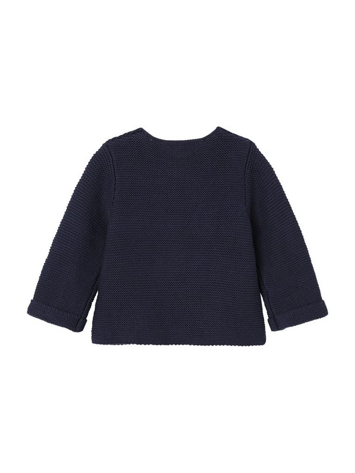 vertbaudet Strickjacke Baby Strickjacke aus Baumwolle BASIC – Bild 2 von 3