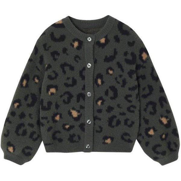 vertbaudet Strickjacke Flauschige Mädchen Strickjacke mit Tiermotiven