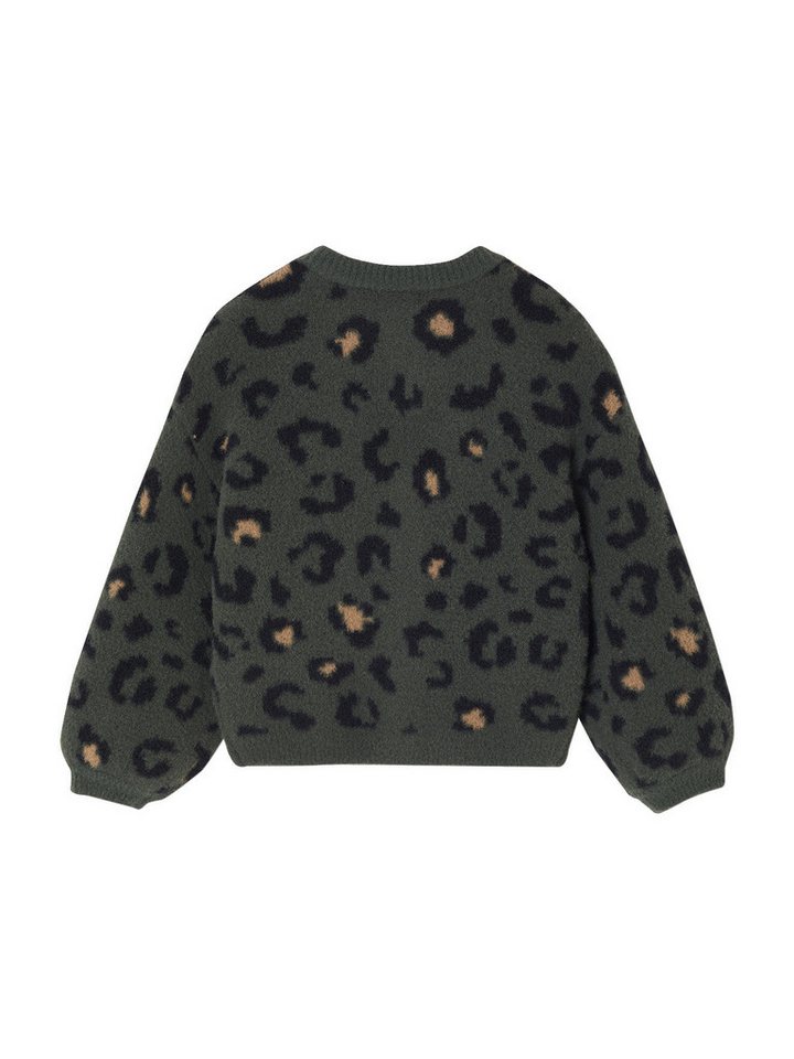 vertbaudet Strickjacke Flauschige Mädchen Strickjacke mit Tiermotiven – Bild 2 von 5