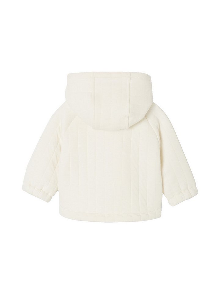 vertbaudet Strickjacke Gesteppte Baby Sweatjacke mit Kapuze – Bild 2 von 5