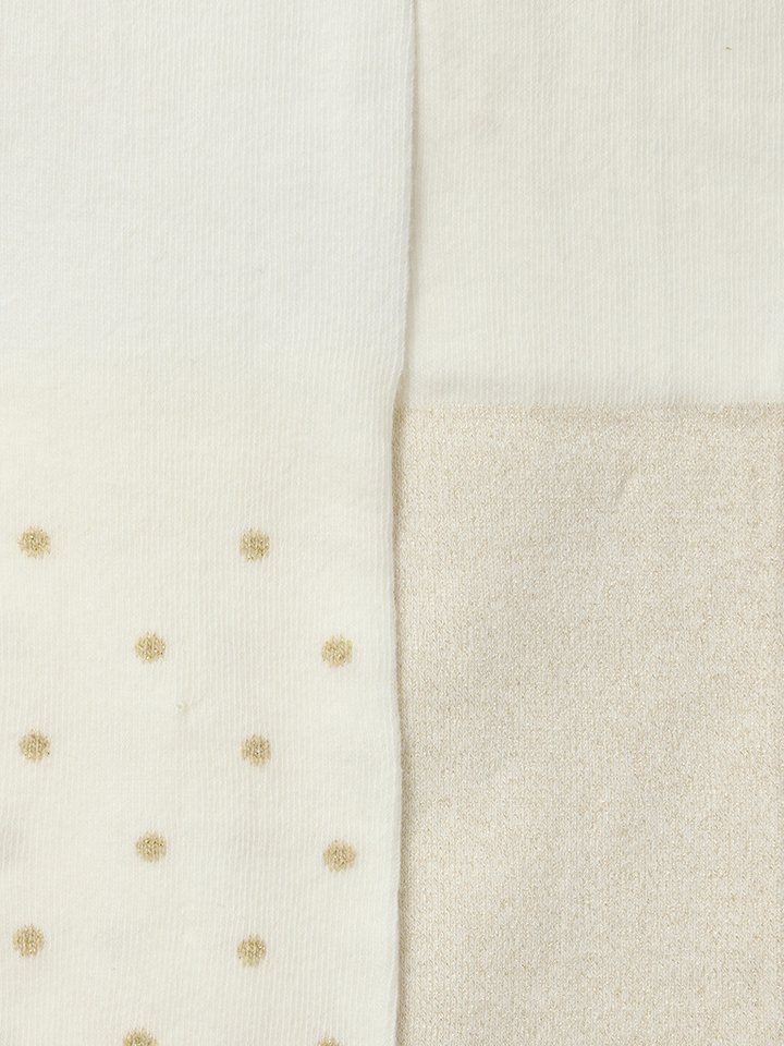 vertbaudet Strumpfhose Strumpfhosen mit Glitzereffekt, Mädchen 2er-Pack – Bild 2 von 3