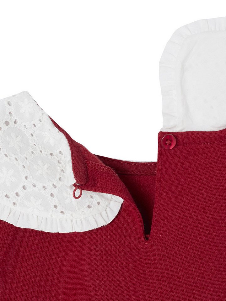 vertbaudet Sweatjacke Mädchen Sweatshirt mit besticktem Kragen – Bild 4 von 5