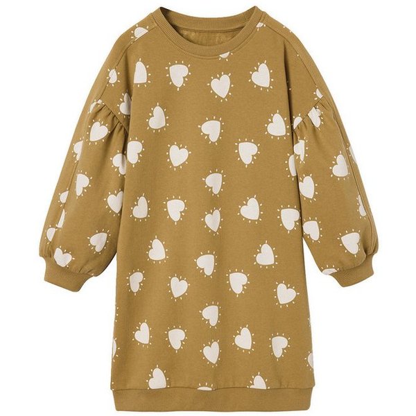 vertbaudet Sweatkleid Kurzes Sweatkleid Mädchen