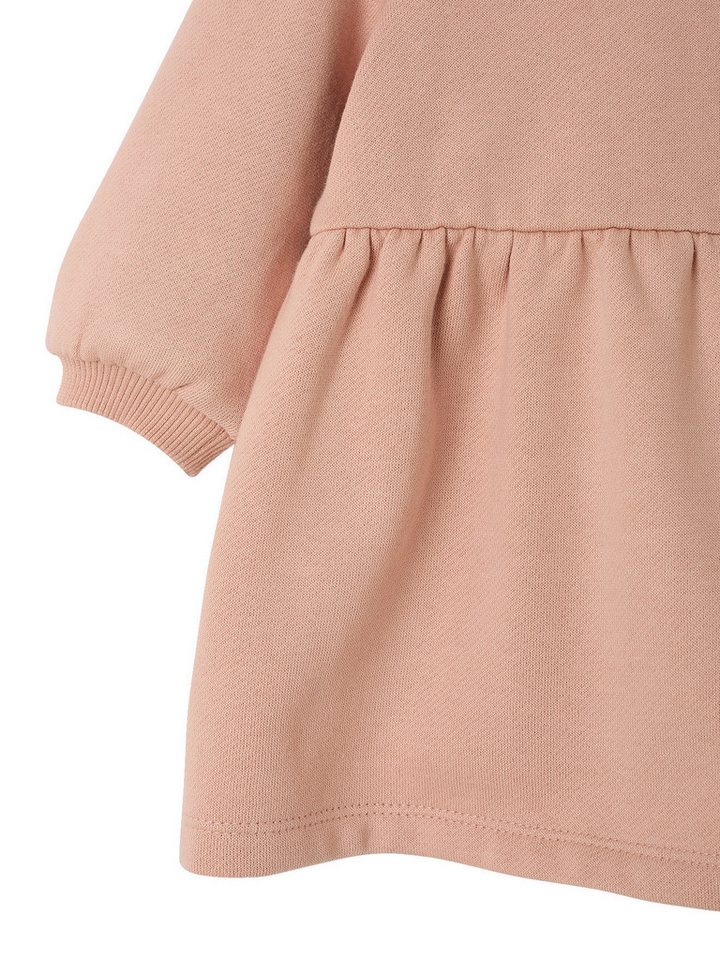 vertbaudet Sweatkleid Mädchen Baby Sweatkleid mit Häkelkragen – Bild 4 von 5