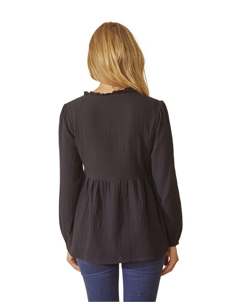 vertbaudet Umstandsbluse Musselin-Bluse, Schwangerschaft & Stillzeit – Bild 2 von 4