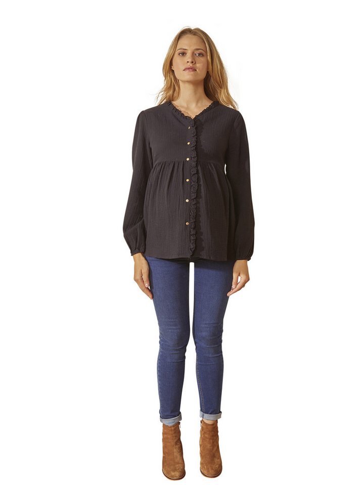 vertbaudet Umstandsbluse Musselin-Bluse, Schwangerschaft & Stillzeit – Bild 3 von 4