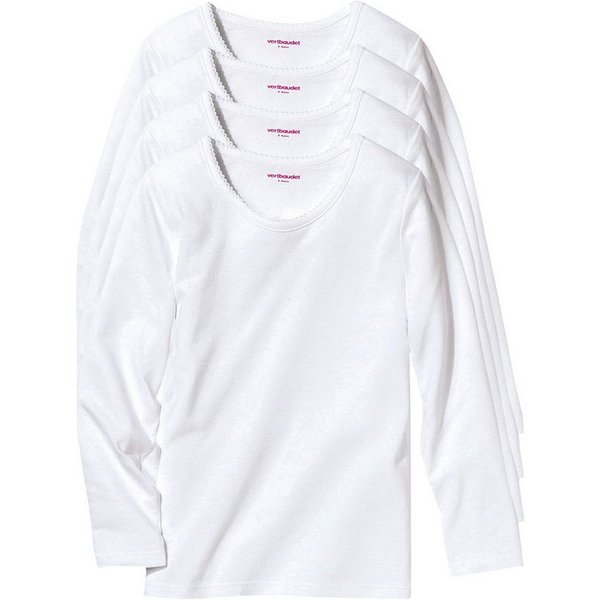 vertbaudet Unterhemd Mädchen Shirts BASIC 4er-Pack