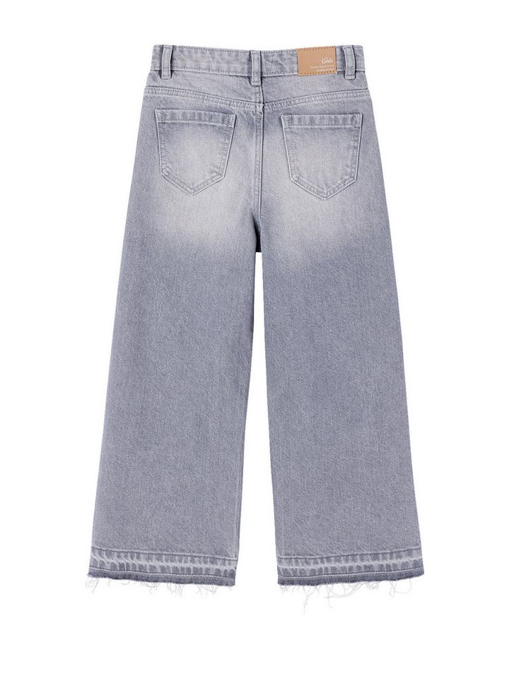vertbaudet Weite Jeans Mädchen Flare-Jeans – Bild 2 von 5
