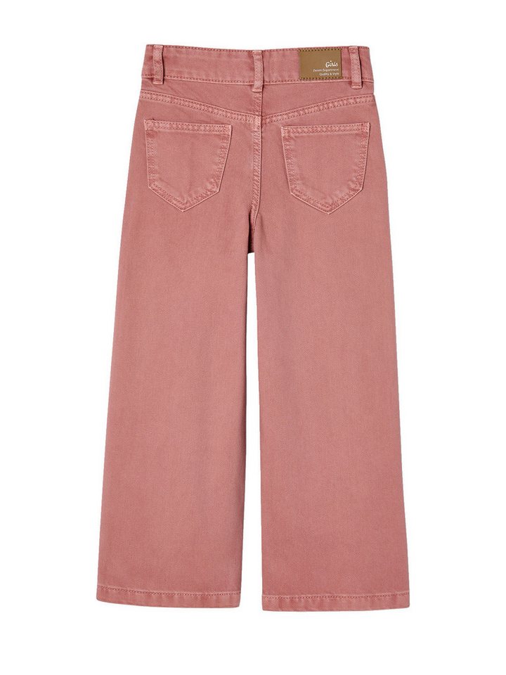 vertbaudet Weite Jeans Weite Mädchen Hose, Hüftweite SLIM – Bild 2 von 5