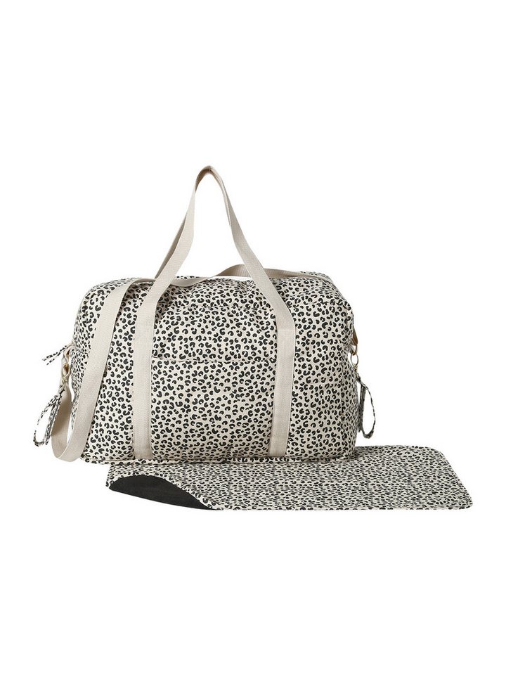 vertbaudet Wickeltasche mit Leopardenmuster, Canvas – Bild 2 von 5