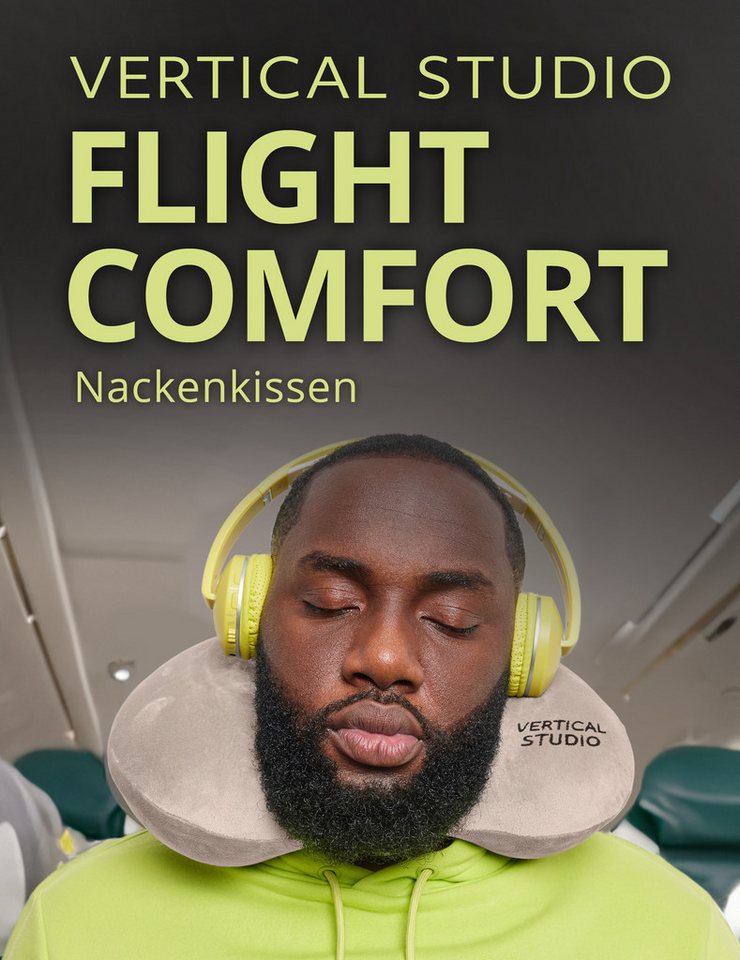 VERTICAL STUDIO Nackenkissen "Norrköping", Optimal für Reisen mit Zug, Auto oder Flugzeug – Bild 2 von 5