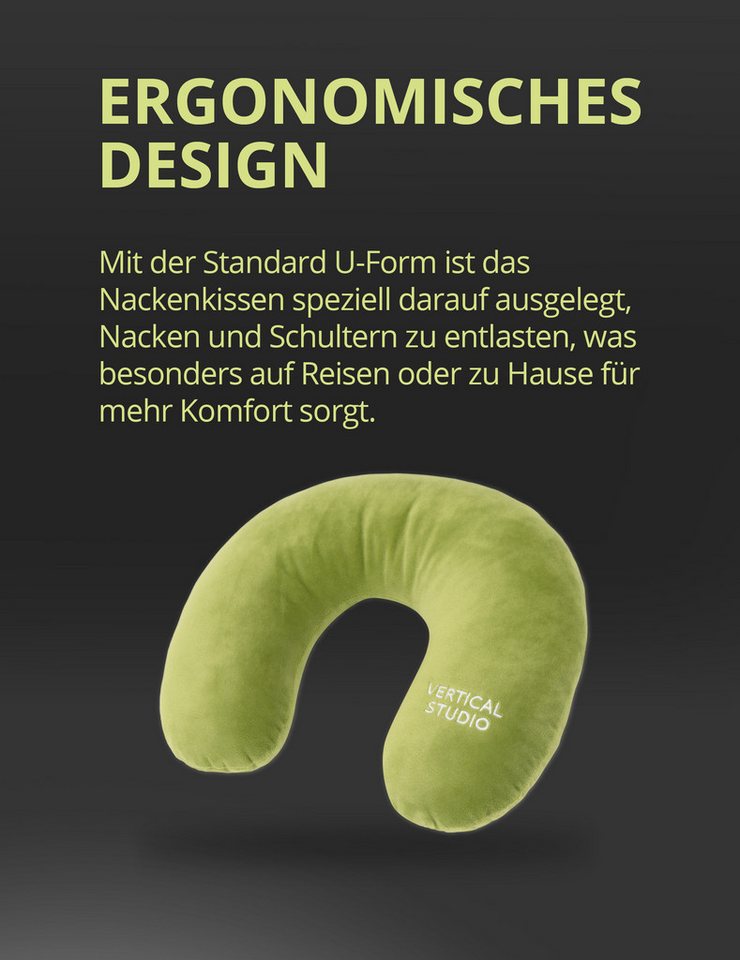 VERTICAL STUDIO Nackenkissen "Norrköping", Optimal für Reisen mit Zug, Auto oder Flugzeug – Bild 4 von 5