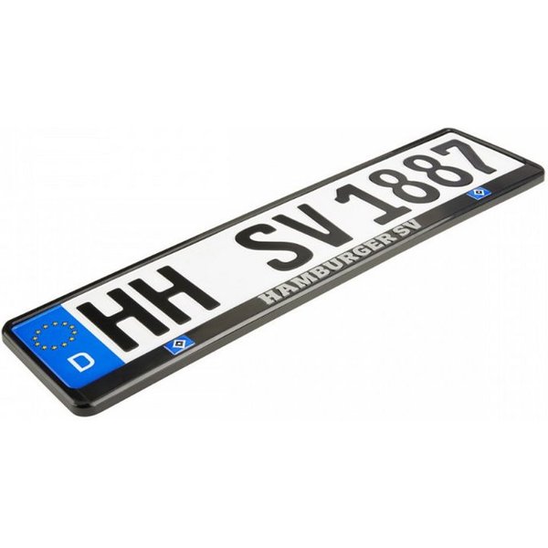 VertriebsArena GmbH Kennzeichenhalter HSV Kennzeichenverstärker "Chrom"