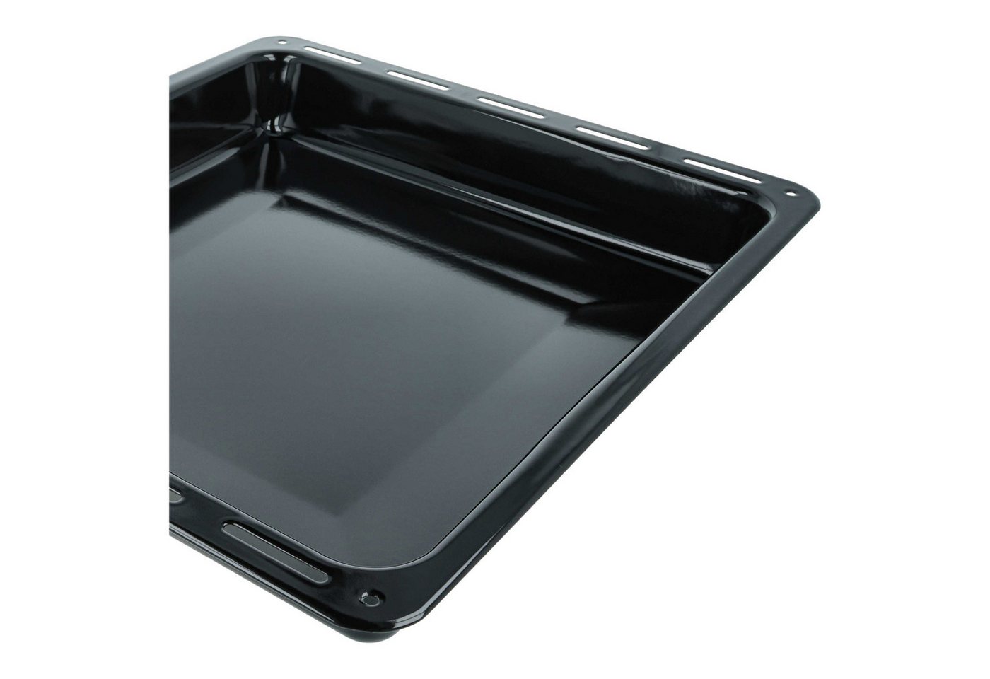 vhbw Backblech für Backofen, porzellanemaillierter Stahl, Spülmaschinenfest, Antihaftbeschichtet – Bild 5 von 5