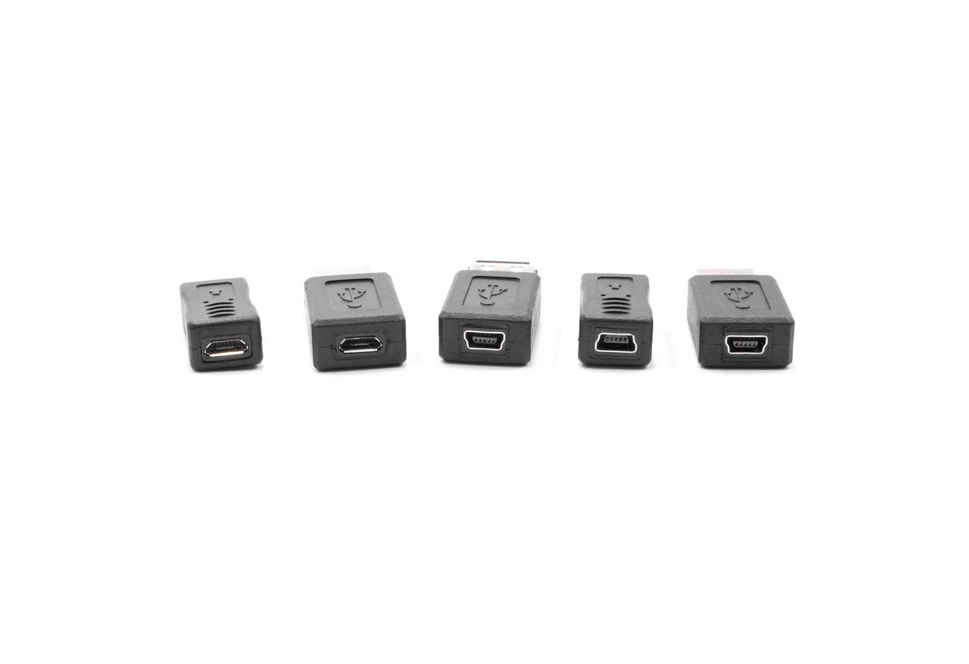 vhbw für Tablet / Mobilcomputer / Mobilfunk Adapter, Adapter Stecker USB OTG On-The-Go, 12-teiliges Set aus verschiedenen – Bild 5 von 5