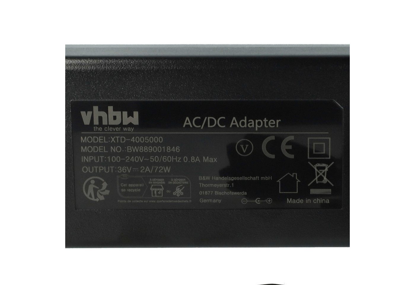 vhbw passend für Bosch Active Line, BDU2XX, Active Line Plus, BDU4XX, Schnelllade-Gerät – Bild 5 von 5
