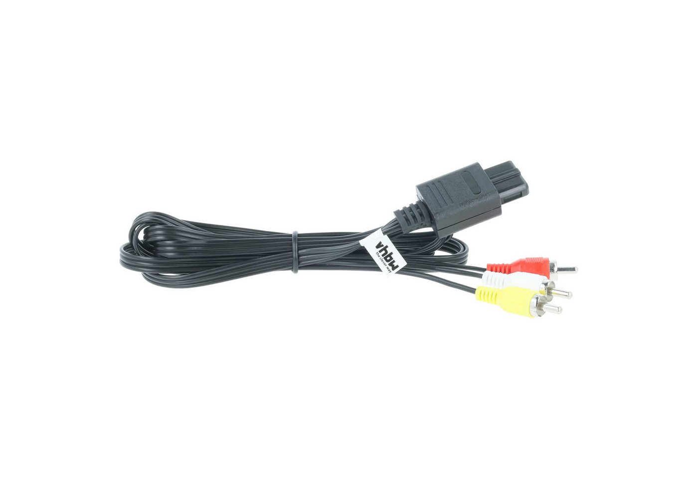vhbw passend für Nintendo GameCube, 64, SFC (SNES), NGC, N64 Spielekonsole Audio- & Video-Kabel, Composite/RCA, Proprietär – Bild 4 von 5