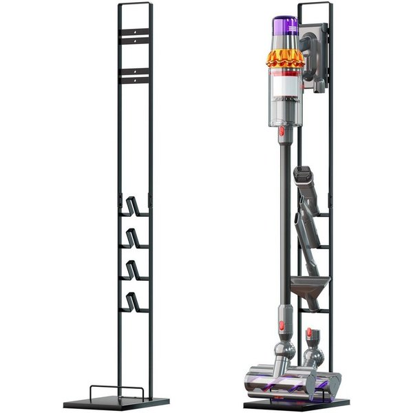 vhbw Standhalterung passend für Dyson V7, V16 Piston Animal Submarine, V8, V6, V8 Absolute, (1-tlg., Hochwertiger Aufbewahrungsständer für Ihren kabellosen Akku