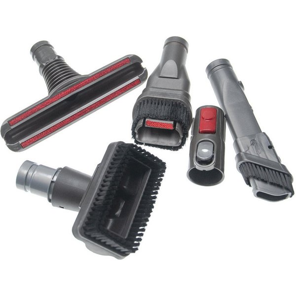 vhbw Staubsaugerdüsen-Set passend für Dyson V11 Advanced, V12 Detect Slim Absolute Staubsauger, Zubehör für Dyson
