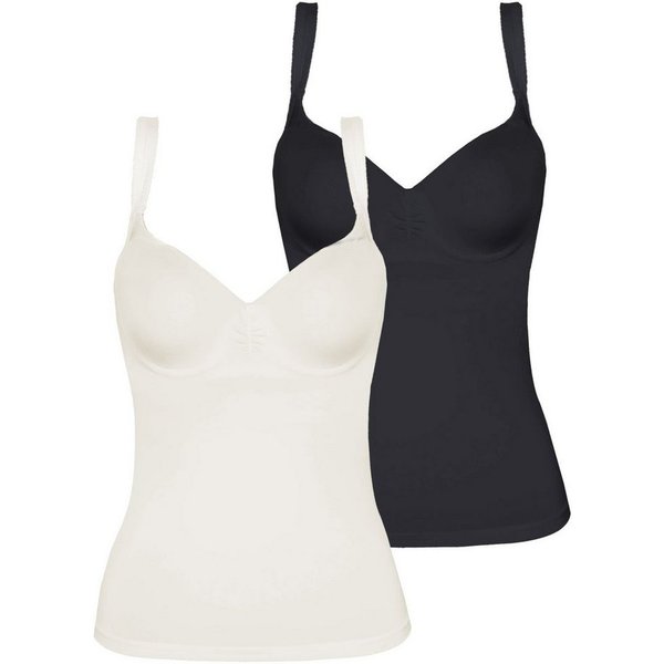 Viania BH-Hemd 2er Pack BH Hemd Basic (Spar-Set, 2-tlg) -