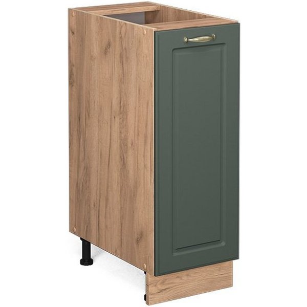 Vicco Apothekerschrank Fame-Line, Grün-Gold Landhaus/Eiche, 30 cm ohne Arbeitsplatte (1-St)