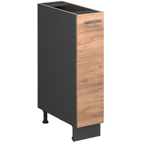 Vicco Apothekerschrank Fame-Line, Goldkraft Eiche/Anthrazit, 20 cm, AP Eiche (1-St)