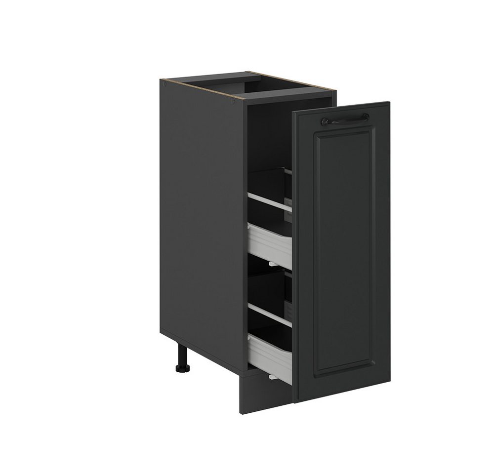 Vicco Apothekerschrank R-Line, Anthrazit Landhaus/Anthrazit, 30 cm ohne Arbeitsplatte (1-St) – Bild 4 von 4