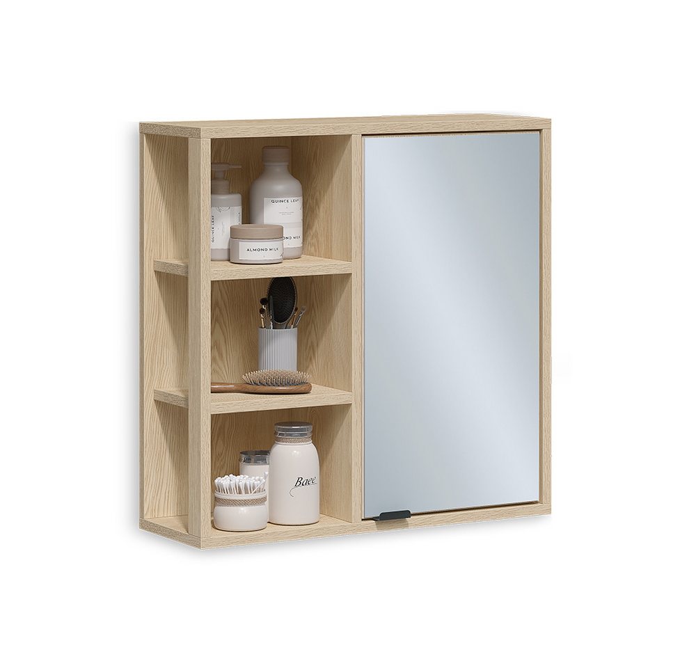 Vicco Badezimmerspiegelschrank Arven, Eiche, 60 x 60 cm – Bild 5 von 5