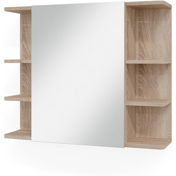 Vicco Badezimmerspiegelschrank Fynn, Sonoma, 79.6 x 64 cm (1-St)