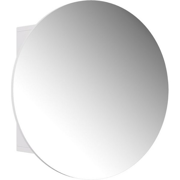 Vicco Badezimmerspiegelschrank Loki, Weiß, 60 x 60 cm mit 2 Fächern (1-St)