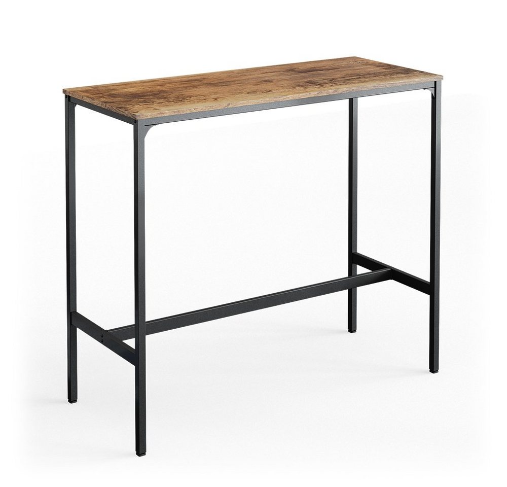 Vicco Bartisch Fyrk, Eiche rustikal/Schwarz, 120 x 50 cm (1-St) – Bild 2 von 5