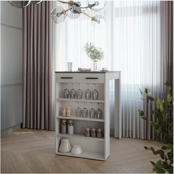 Vicco Bartisch Repose, Anthrazit/Weiß, 67 x 100 cm (1-St)