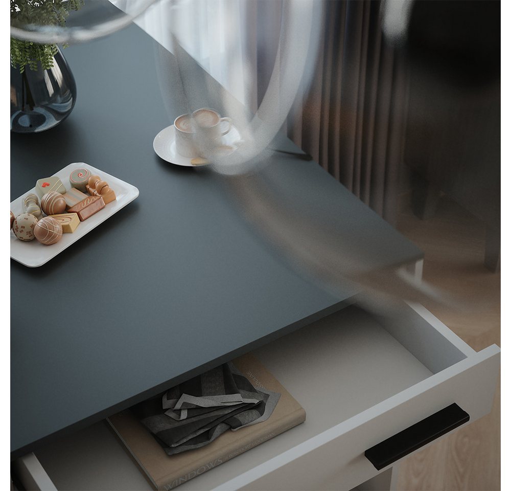 Vicco Bartisch Repose, Anthrazit/Weiß, 67 x 100 cm (1-St) – Bild 5 von 5