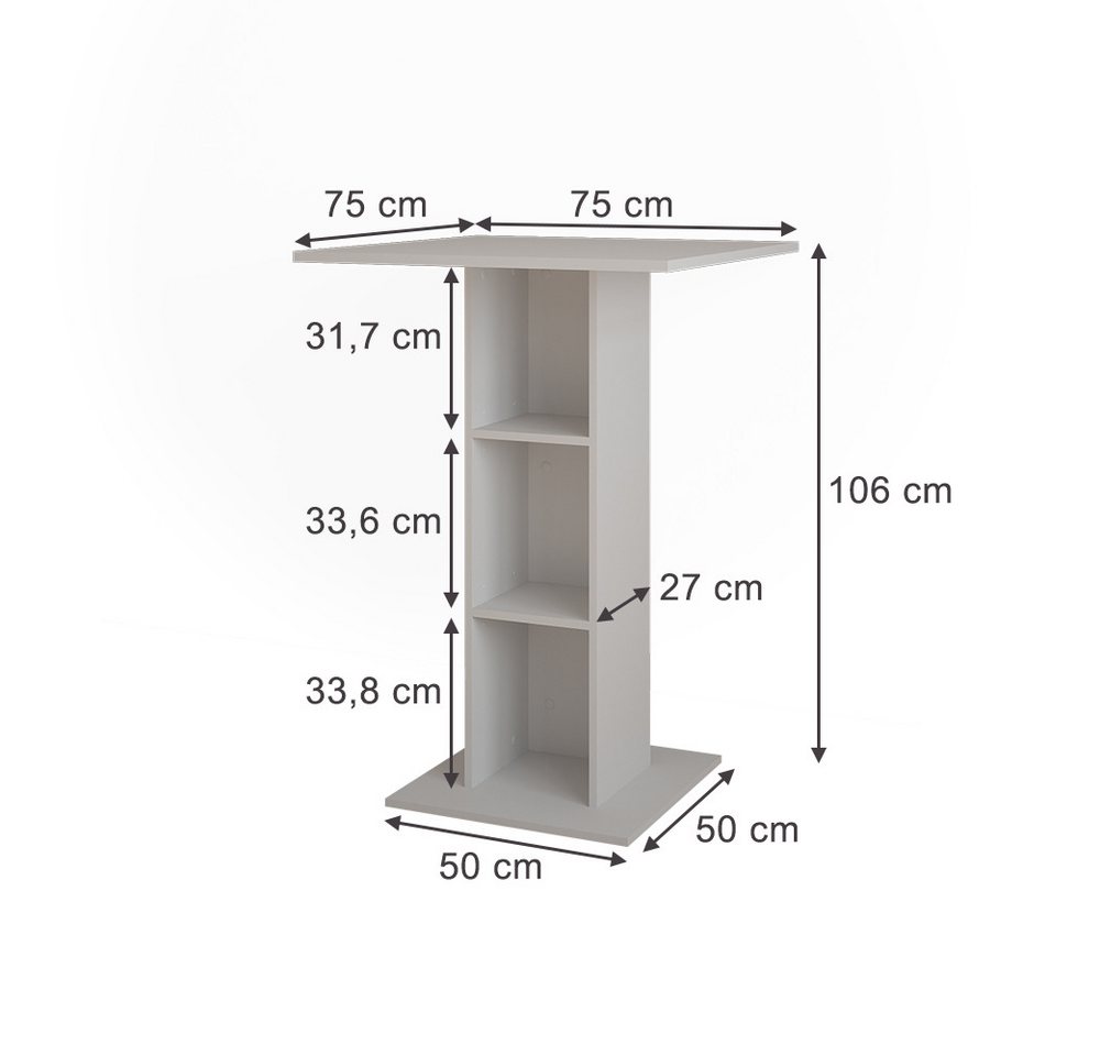 Vicco Bartisch Repose, Weiß, 75 x 75 cm (1-St) – Bild 3 von 5