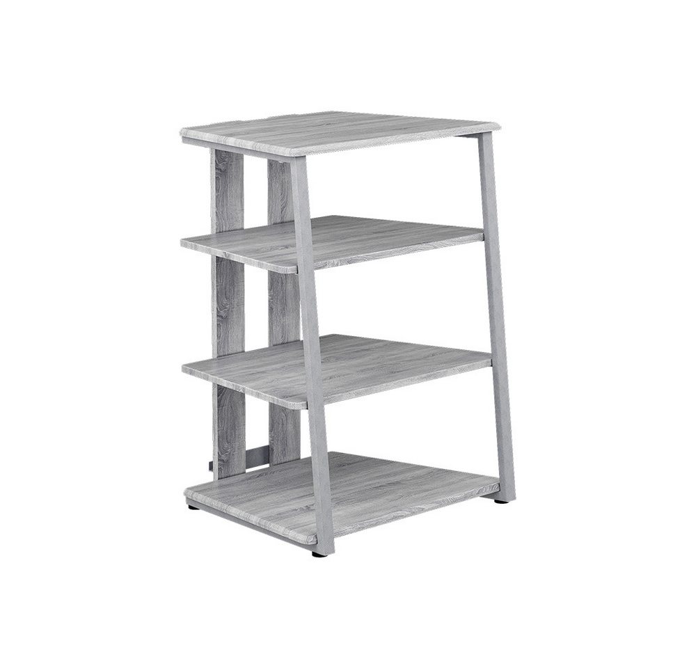 Vicco Bücherregal Tonar, Grau, 61 x 78 cm 4 offene Ablageflächen, 1-tlg. – Bild 2 von 5