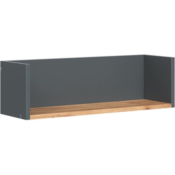 Vicco Bücherregal Viktor, Anthrazit/Goldkraft Eiche, 67.8 x 20 cm, 1-tlg.