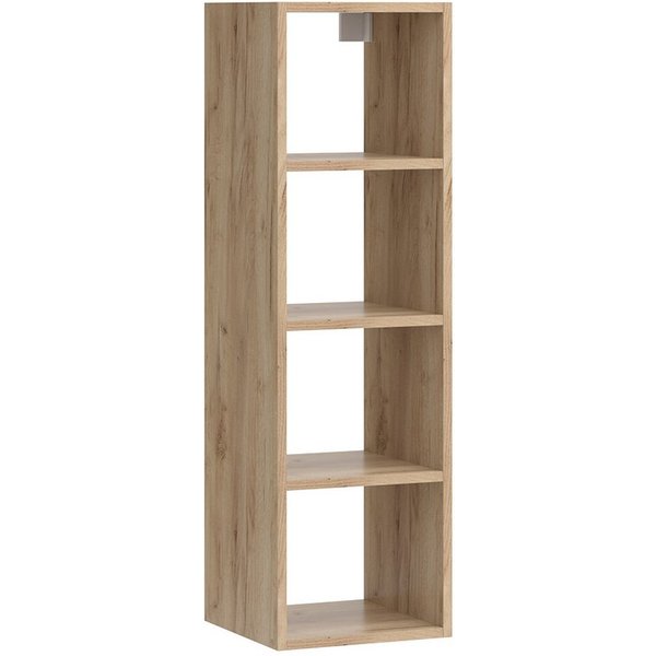 Vicco Bücherregal Wido, Anthrazit/Sonoma, 30 x 100 cm mit 4 offene Ablagen, 1-tlg.