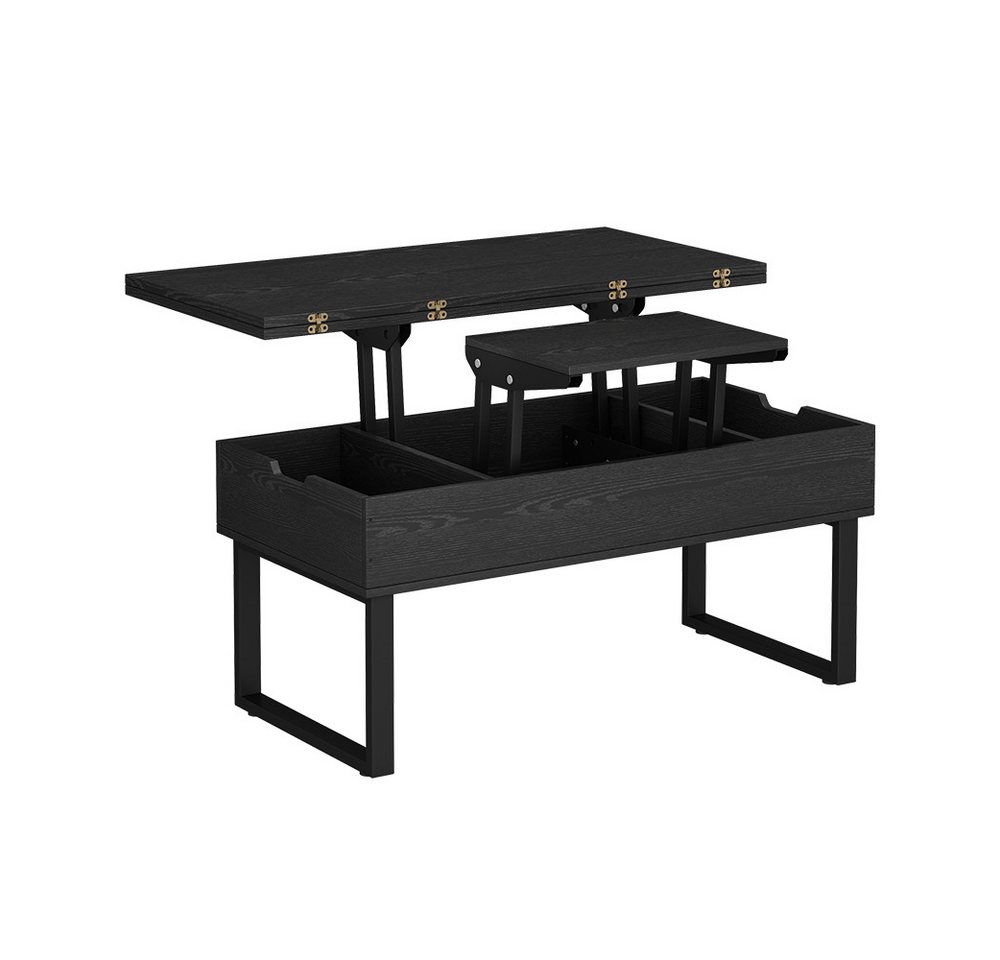 Vicco Couchtisch Lifty, Schwarz, 100 x 50 cm mit Liftfunktion (1-St) – Bild 2 von 5