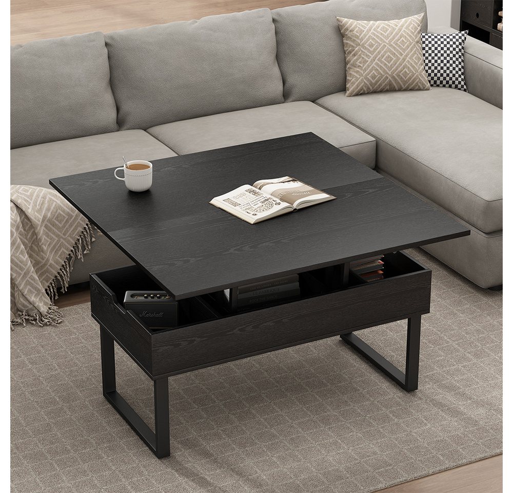 Vicco Couchtisch Lifty, Schwarz, 100 x 50 cm mit Liftfunktion (1-St) – Bild 4 von 5