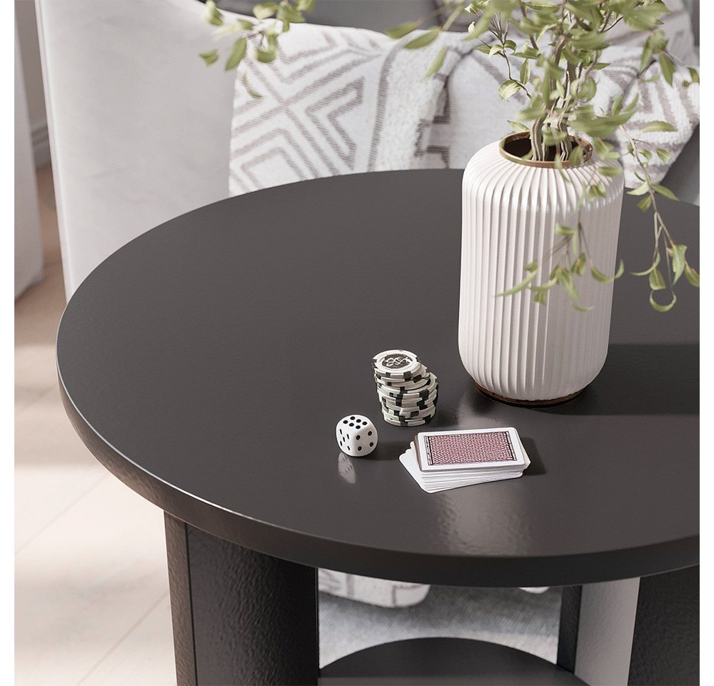 Vicco Couchtisch Vareo, Schwarz, 40 x 40 cm (1-St) – Bild 4 von 5