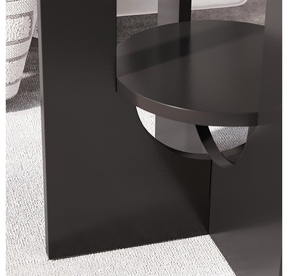Vicco Couchtisch Vareo, Schwarz, 40 x 40 cm (1-St) – Bild 5 von 5