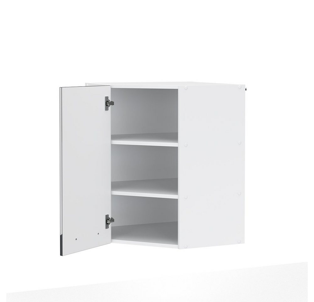 Vicco Eckhängeschrank Fame-Line, Anthrazit Hochglanz/Weiß, 57 cm (1-St) – Bild 4 von 5