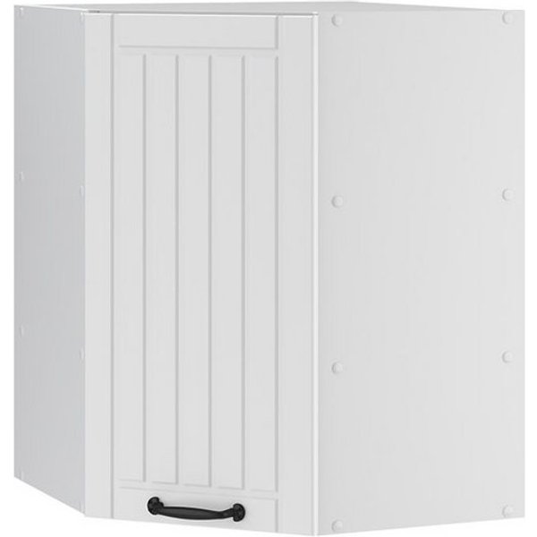 Vicco Eckhängeschrank Fame-Line, Weiß Landhaus/Weiß, 57 cm (1-St., 1 Hängeschrank) Eckhängeschrank