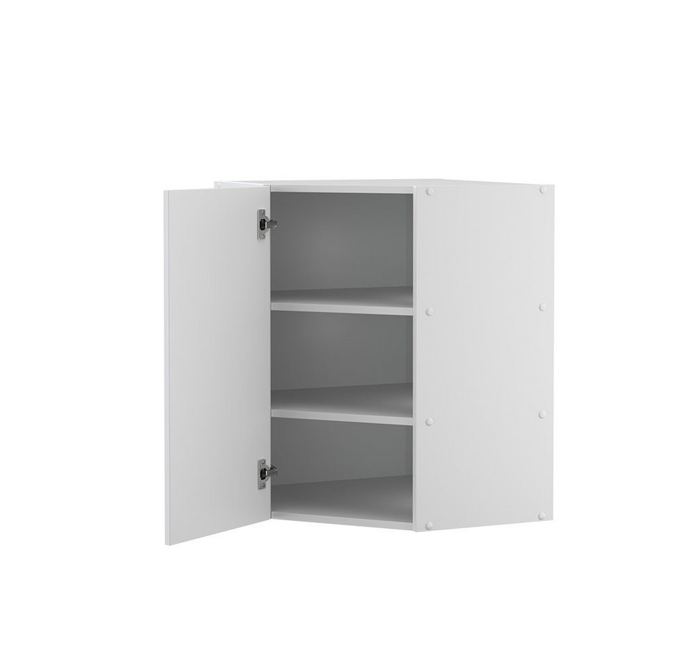Vicco Eckhängeschrank Fame-Line, Weiß Landhaus/Weiß, 57 cm (1-St., 1 Hängeschrank) Eckhängeschrank – Bild 4 von 5