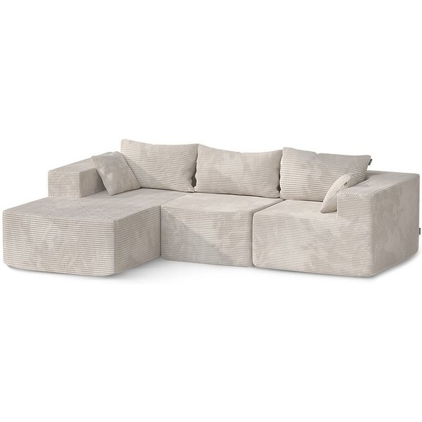 Vicco Ecksofa Nuvio, Beige, 250 x 169 cm