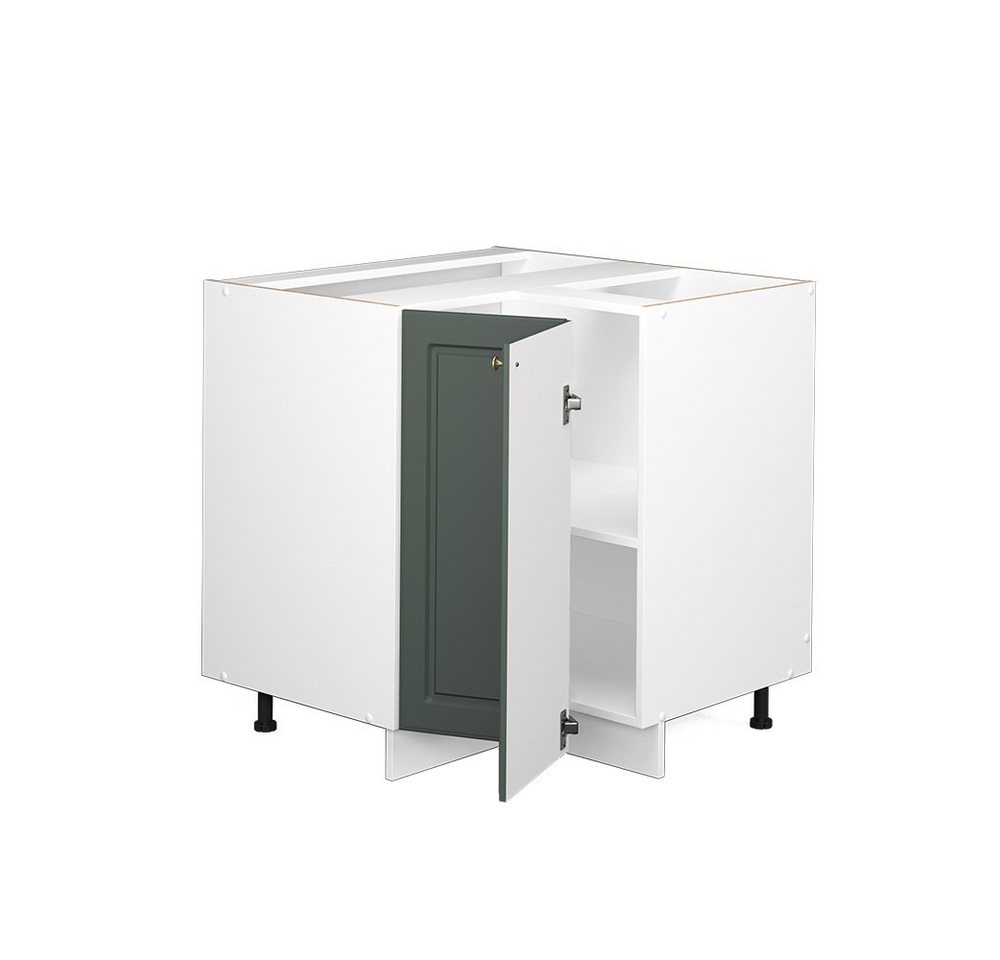 Vicco Eckunterschrank Fame-Line, Grün-Gold Landhaus/Weiß, 80.5 cm ohne Arbeitsplatte (1-St) – Bild 5 von 5