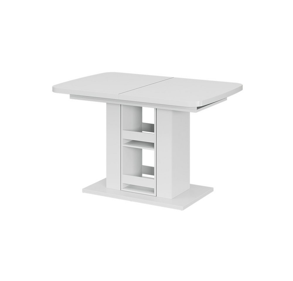 Vicco Esstisch Fenaro, Weiß, 120-160 x 80 cm (1-St) – Bild 2 von 5